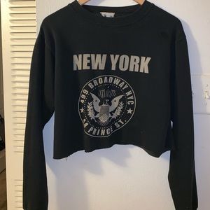 John Galt Cropped Sweatshirt